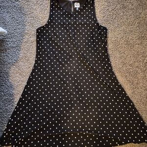 Anne Klein Black and White Polka Dot Dress